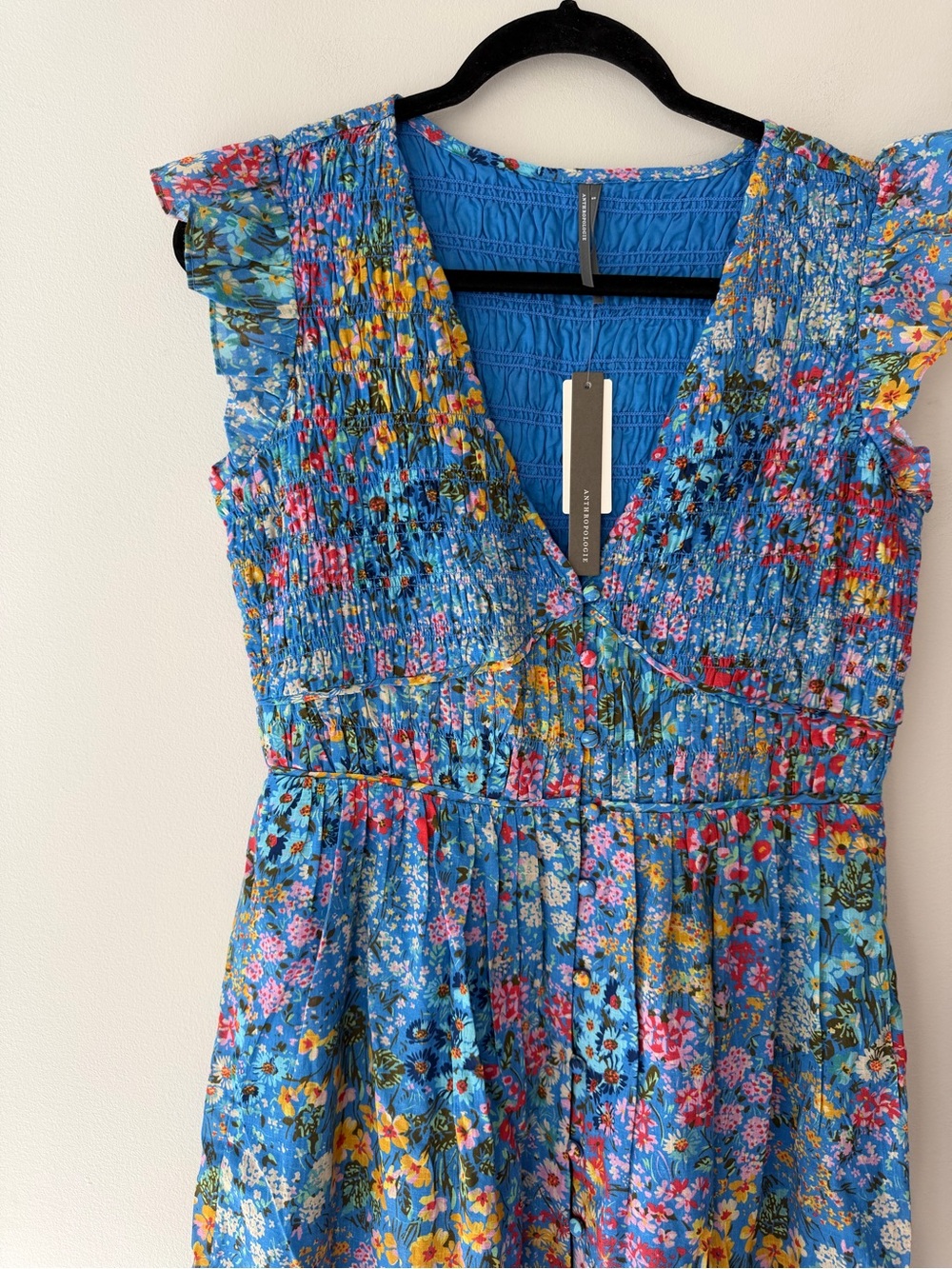 Anthropologie Peregrine V-Neck Midi Dress NWT - Picture 7 of 8